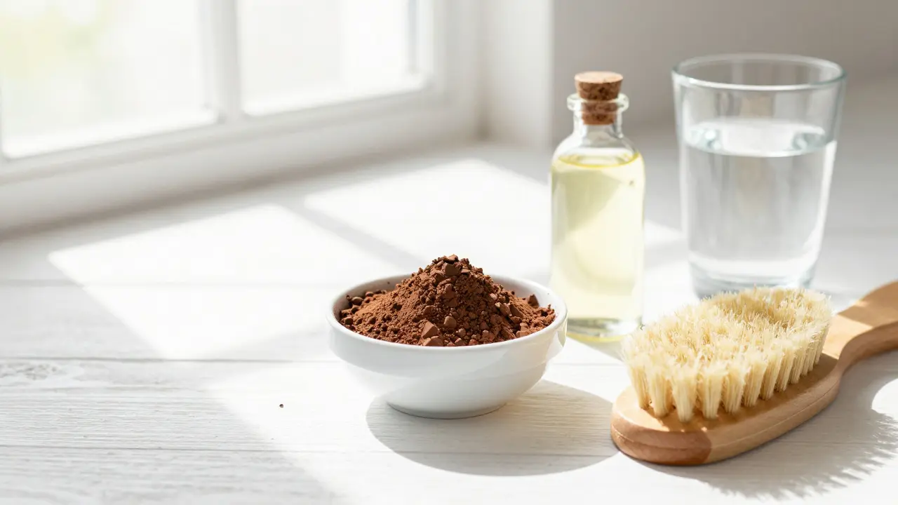 Přírodní ingredience pro domácí čokoládovou péči o pleť